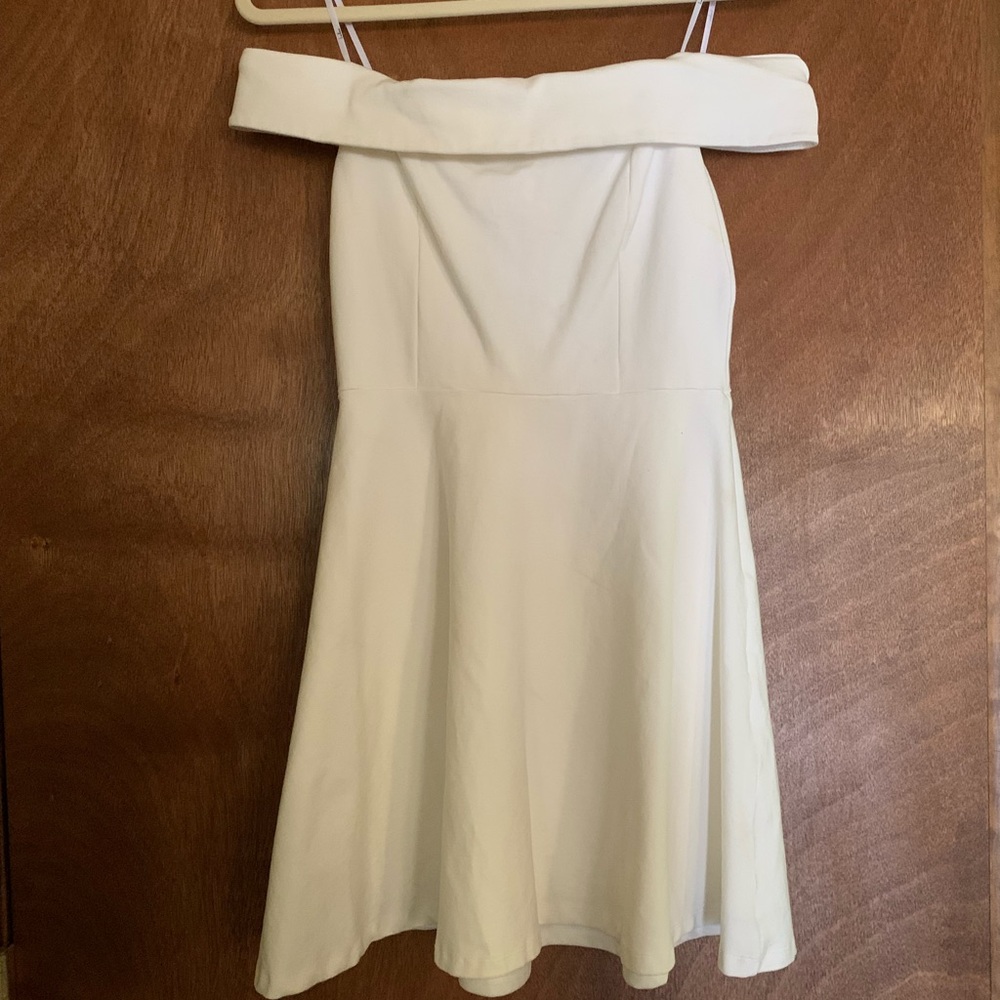 Off Shoulder White LuLu’s Dress